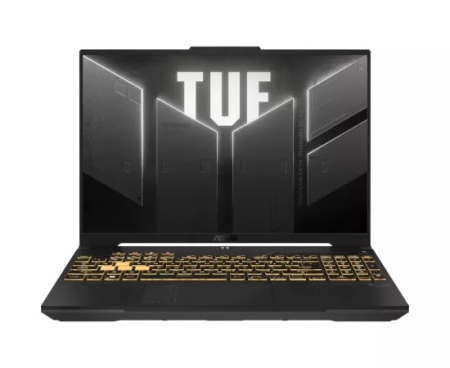 Laptopuri - Laptop gaming ASUS TUF F16 FX607JU-N3086, 16" Full HD+ 165Hz, Intel® Core™ i7-13650HX, 16GB RAM, SSD 1TB, nVidia GeForce RTX 4050 6GB GDDR6, Fara sistem de operare, Jaeger Gray