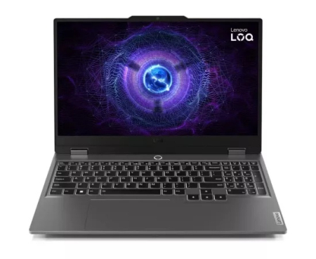 Laptopuri - Laptop gaming LENOVO LOQ 15IAX9 83GS004JRM, 15.6" Full HD 144Hz, Intel® Core™ i5-12450HX, 16GB RAM, SSD 512GB, nVidia GeForce RTX 4060 8GB GDDR6, Fara sistem de operare, Luna Gray