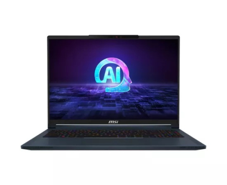 Laptopuri - Laptop gaming MSI Stealth 16 AI Studio A1VGG, 16" QHD+ 240Hz, Intel® Core™ Ultra 9 185H, 64GB RAM, SSD 1TB, nVidia GeForce RTX 4070 8GB GDDR6, Free DOS, Star Blue