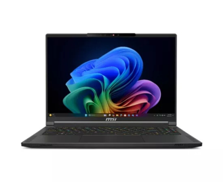 Laptopuri - Laptop gaming MSI Stealth A16 AI+ A3XVFG, 16" QHD+ 240Hz, AMD® Ryzen™ AI 9 HX 370, 32GB RAM, SSD 1TB, nVidia GeForce RTX 4060 8GB GDDR6, Windows 11 Home, Core Black