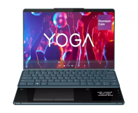 Laptopuri - Laptop LENOVO Yoga Book 9 13IMU9, 13.3" 2.8K OLED Touch, Intel® Core™ Ultra 7 155U, 32GB RAM, SSD 1TB, Intel Integrated Graphics, Windows 11 Pro, Tidal Teal