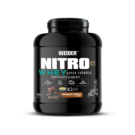 Proteine - Nitro Whey 908G, Pudra, Weider, Pudra proteica pe baza de zer