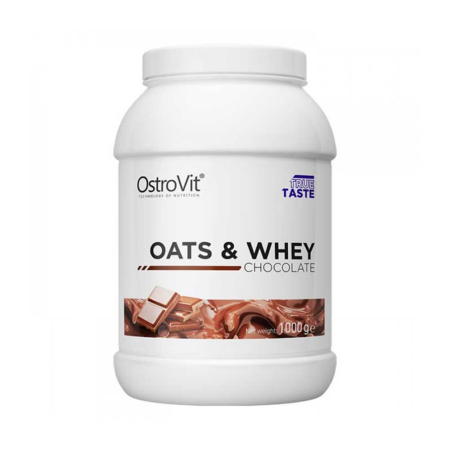 Suplimente nutritive - Ovaz & Proteina Oats & Whey 1kg, pudra, Ostrovit, Fara zahar adaugat