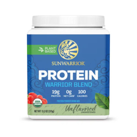 Suplimente nutritive - Protein Warrior Blend pudra, 375g, Sunwarrior, Proteina vegetala