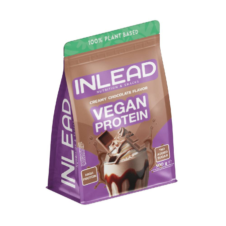 Suplimente nutritive - Proteina vegana pudra, 500g, Inlead