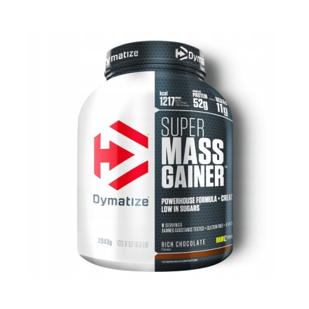 Suplimente nutritive - Super Mass Gainer 2,94kg, pudra, Dymatize, Mix pentru crestere masa musculara