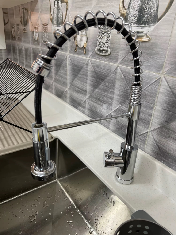 Baterie profesionala de bucatarie cu arc CasaBlanca RHEA BLD06SD, crom [4]