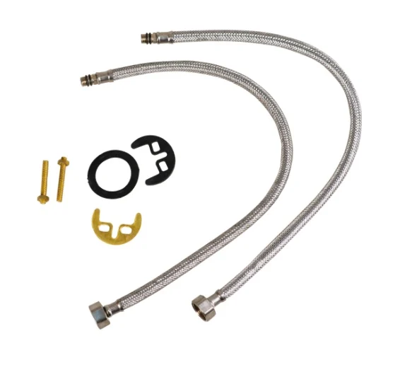 Set Masca Chiuveta Stejar 80 cm X 50 cm X 80 cm, chiuveta inox, baterie lebada flexibila si sifon scurgere [5]