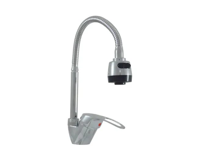 Baterii bucatarie - Baterie Lebada flexibila Chiuveta Bucatarie, Cromat