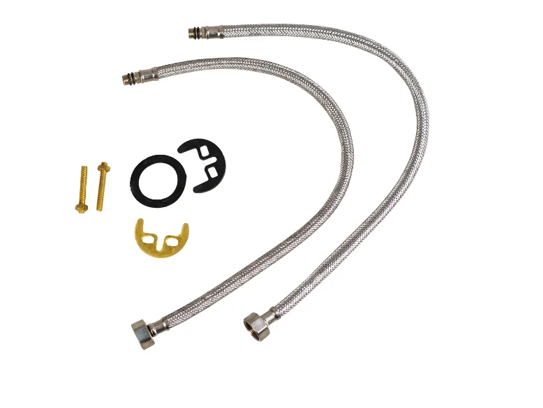 Set chiuveta masca ,inox,cuva dreapta, 80x50 cm, baterie lebada flexibila cu sifon de scurgere [2]