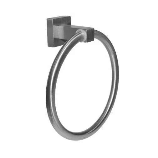 Cuiere si suporturi baie - Suport Prosop, Tempo Line, suspendat, rotund, cromat, foarte rezistent,18 X 18 cm