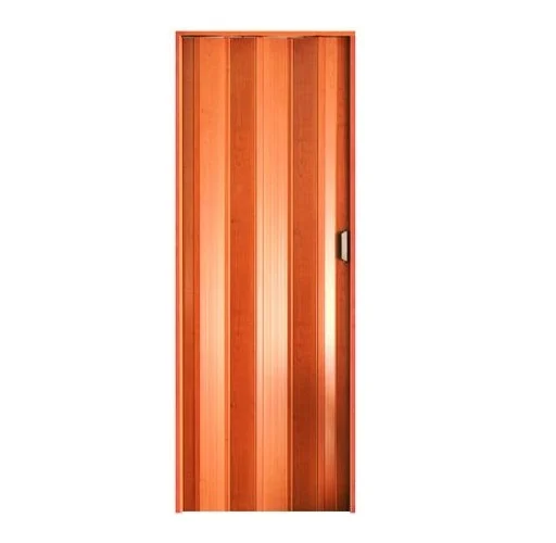 Usi interior - Usa plianta PVC, Large, deschidere stanga/dreapta, inchidere cu magnet, 81cm x 201cm, Cires