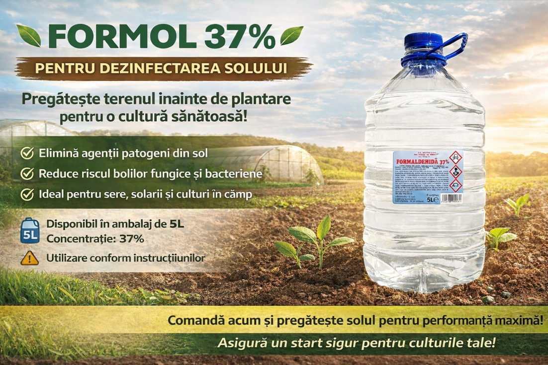 Formol 37% dezinfectare sol