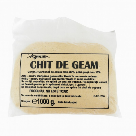 Materiale construcții - Chit de geam alb  1KG
