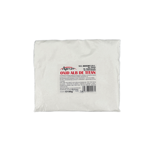 Oxizi / Coloranți / Pigmenți - Oxid Alb de Titan  150 g / 500 g  / 1 KG  / 25 KG