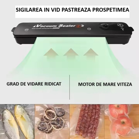 Aparat de Vidat Alimente – 35x6 cm, cu 10 Saci Inclusi [6]