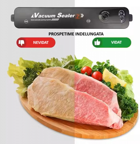 Aparat de Vidat Alimente – 35x6 cm, cu 10 Saci Inclusi [1]