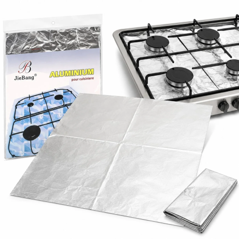 Electrocasnice pentru bucatarie - Folie de Aluminiu pentru Aragaz, 50x60cm fara Gauri Engros