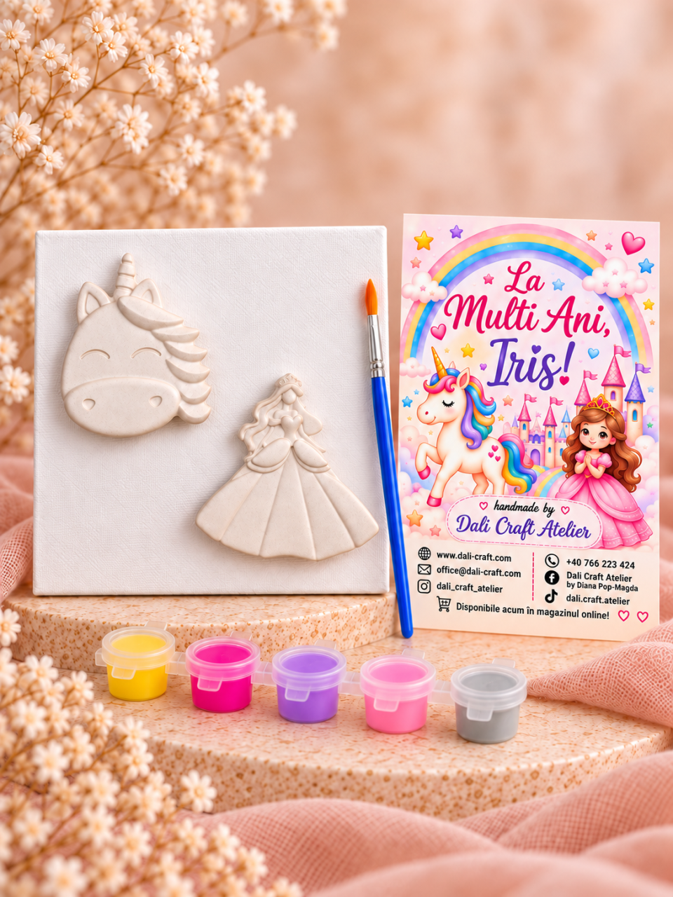 Set creativ de pictat Unicorn și Prințesă – Dali Craft Atelier [3]