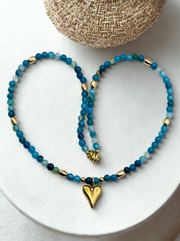 Coliere - Colier “Blue Heart Glow”