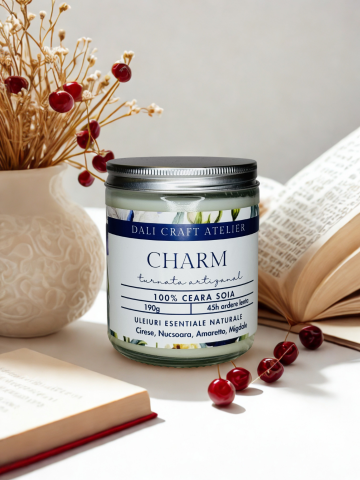 Lumanari in recipiente de sticla - Lumanare parfumata "Charm"