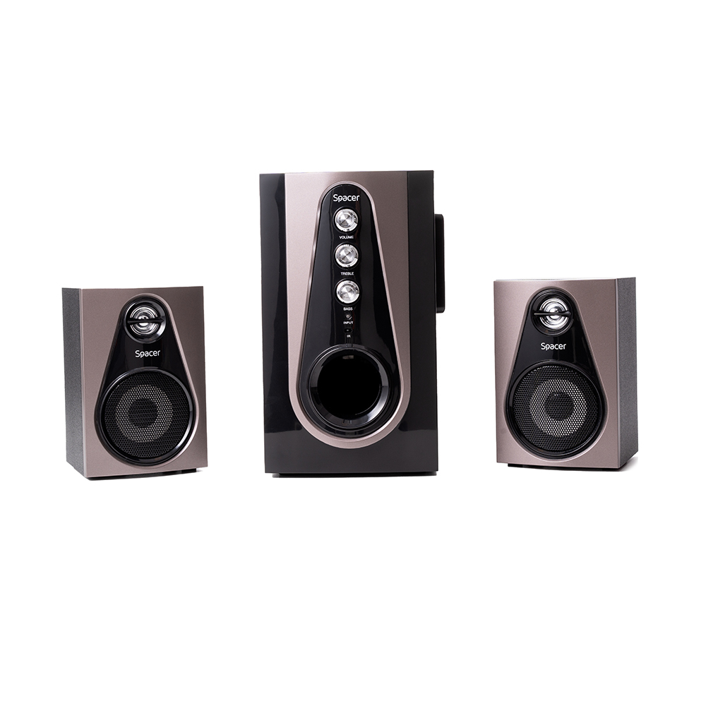 Sistem Audio Multimedia SPACER Paris 2.1 Bluetooth, Telecomanda RGB SPSK-21BT-PARIS [5]