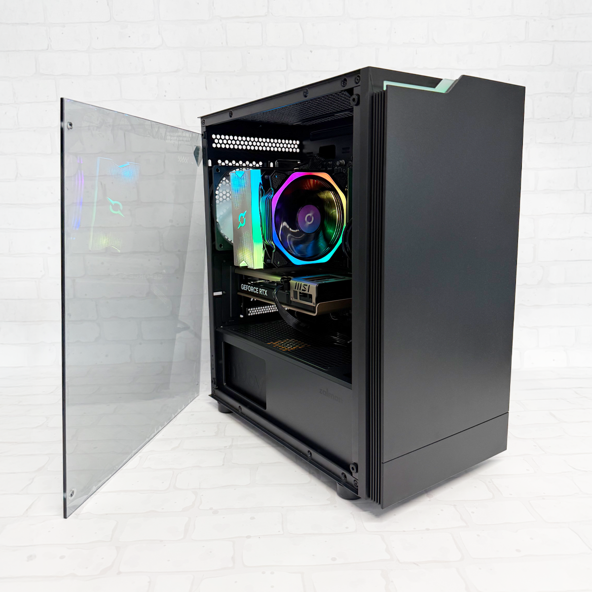 Unitate PC Gaming Intel Core i5-14500T up to 4.80Ghz, RTX 5060 8GB GDDR7, 16GB RAM, SSD NVMe 1TB, Windows 11 Pro [3]