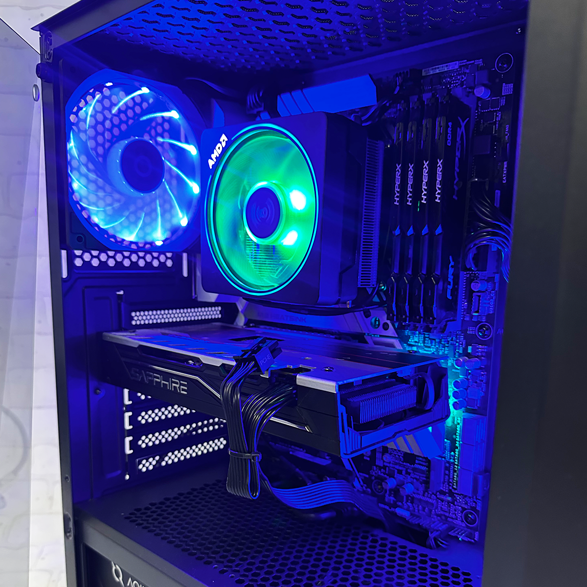 Unitate PC Gaming Ryzen 7 2700X 3.70Ghz, 16GB RAM, Radeon RX580 8GB GDDR5, 480GB SSD, Windows 11 Pro [5]