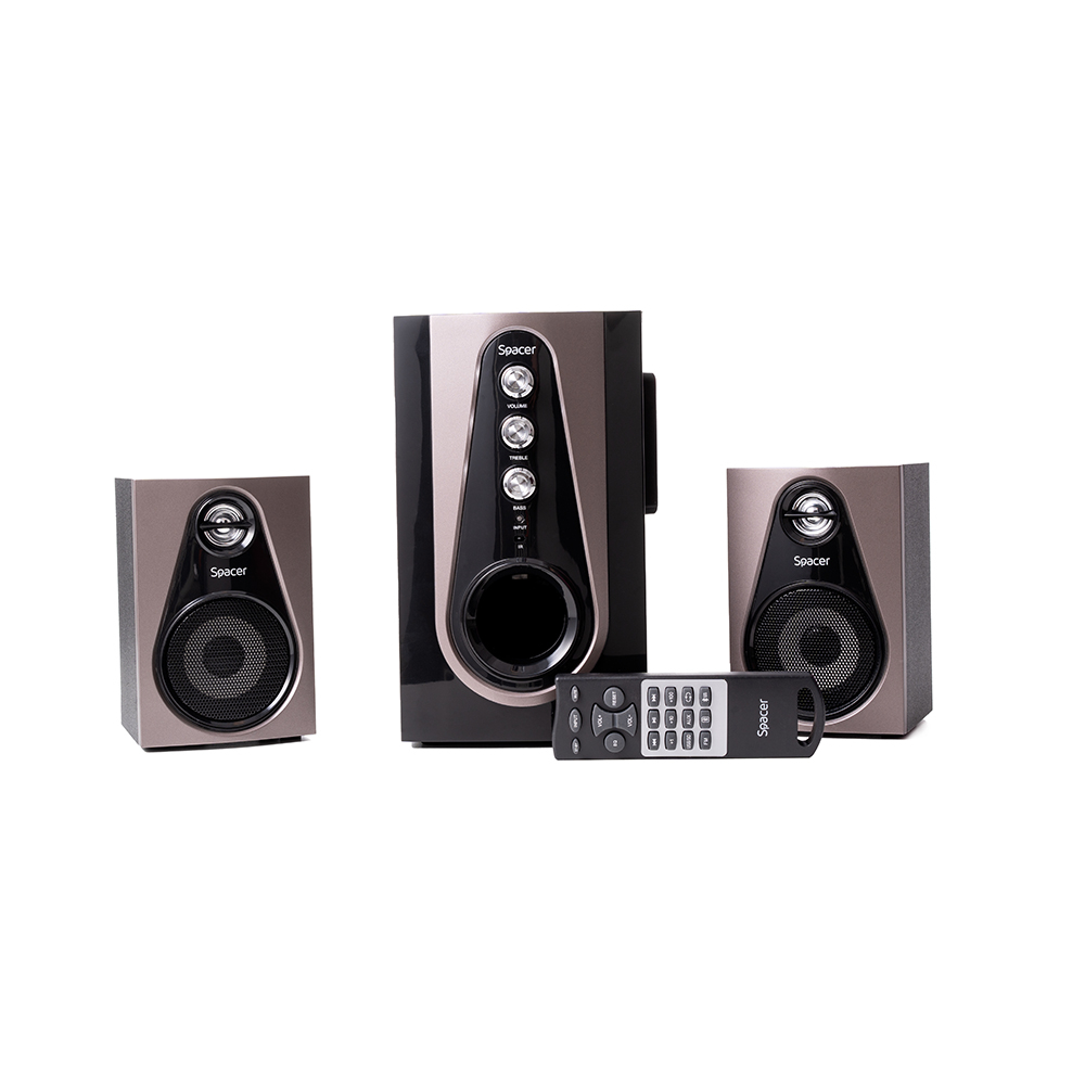 Sistem Audio Multimedia SPACER Paris 2.1 Bluetooth, Telecomanda RGB SPSK-21BT-PARIS [6]