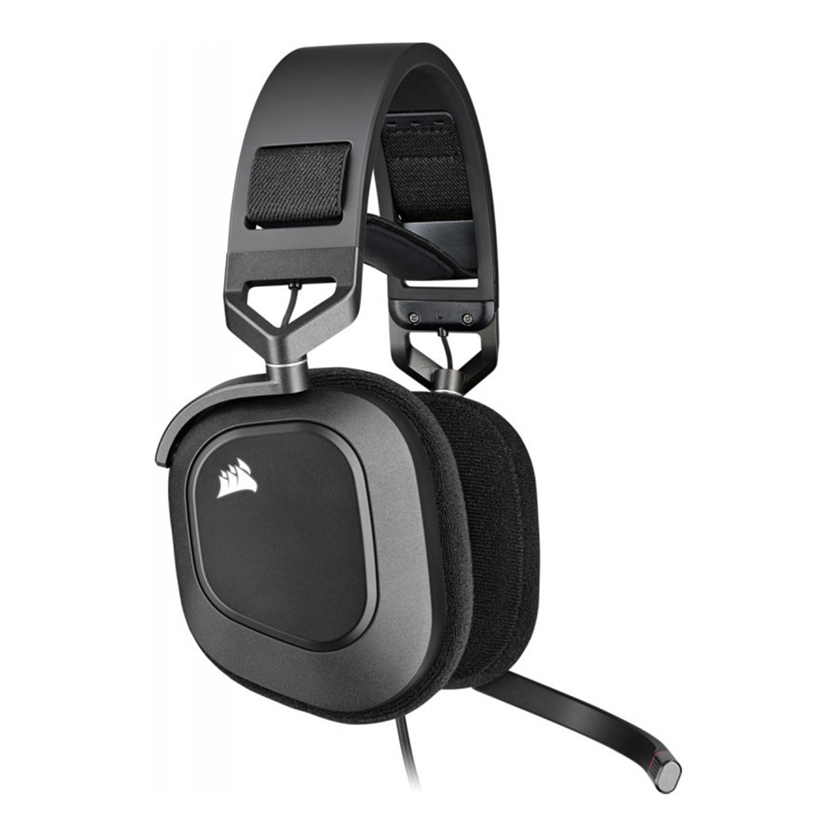 Casti gaming cu microfon Corsair HS80 RGB USB, Surround, Dolby Audio 7.1 24Bit, Negru Carbon [2]