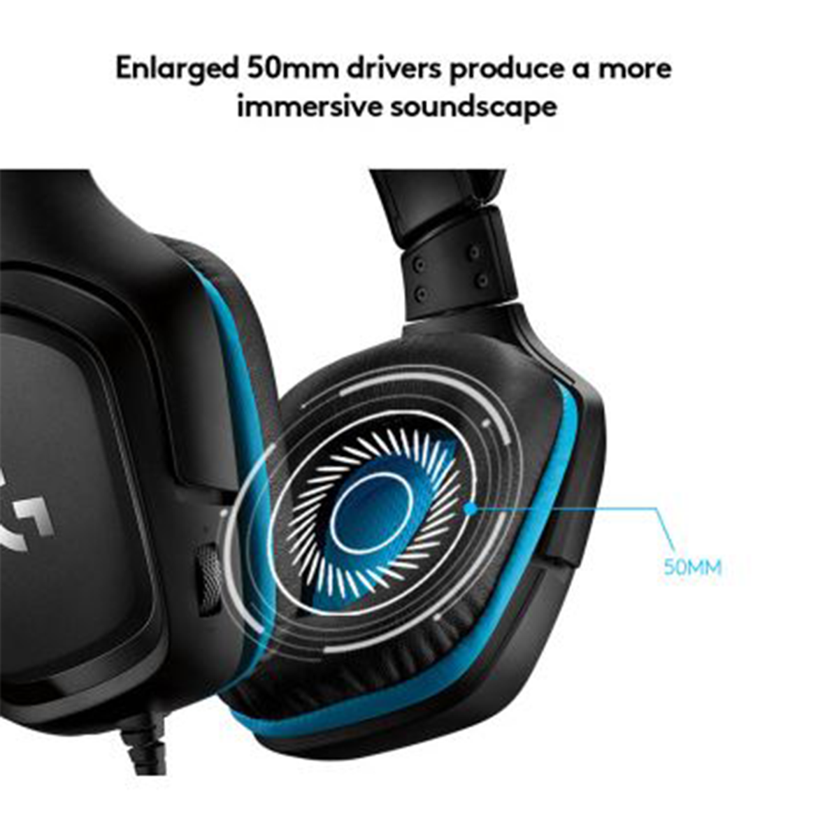 Casti gaming Logitech G432, surround 7.1, Negru [3]