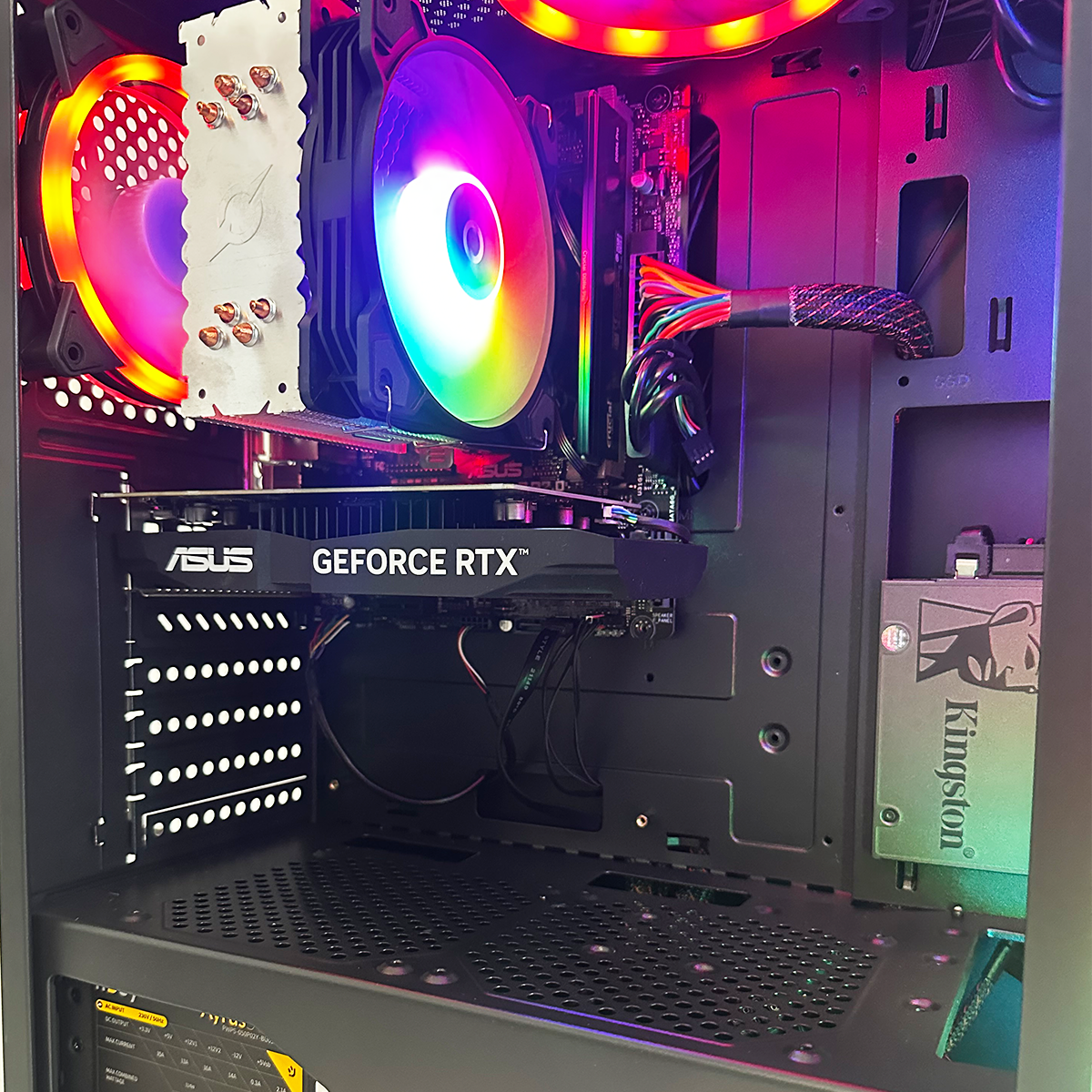 Unitate PC Gaming Intel Core I5-8500 3.00 Ghz, 16GB RAM, Nvidia GTX 3050 6GB, 480GB SSD [3]