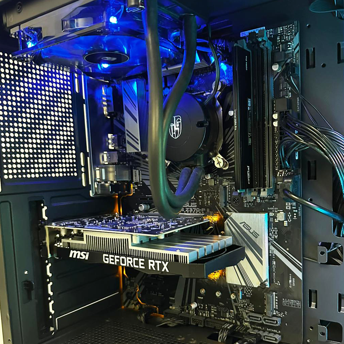 Unitate PC Gaming Intel Core I5-9600K 3.70 Ghz, 16GB RAM, Nvidia GTX 3050 6GB, 480GB SSD, Windows 11 Pro [5]