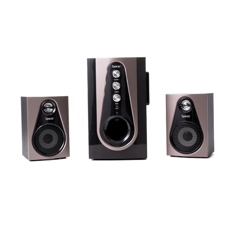 Sistem Audio Multimedia SPACER Paris 2.1 Bluetooth, Telecomanda RGB SPSK-21BT-PARIS [4]