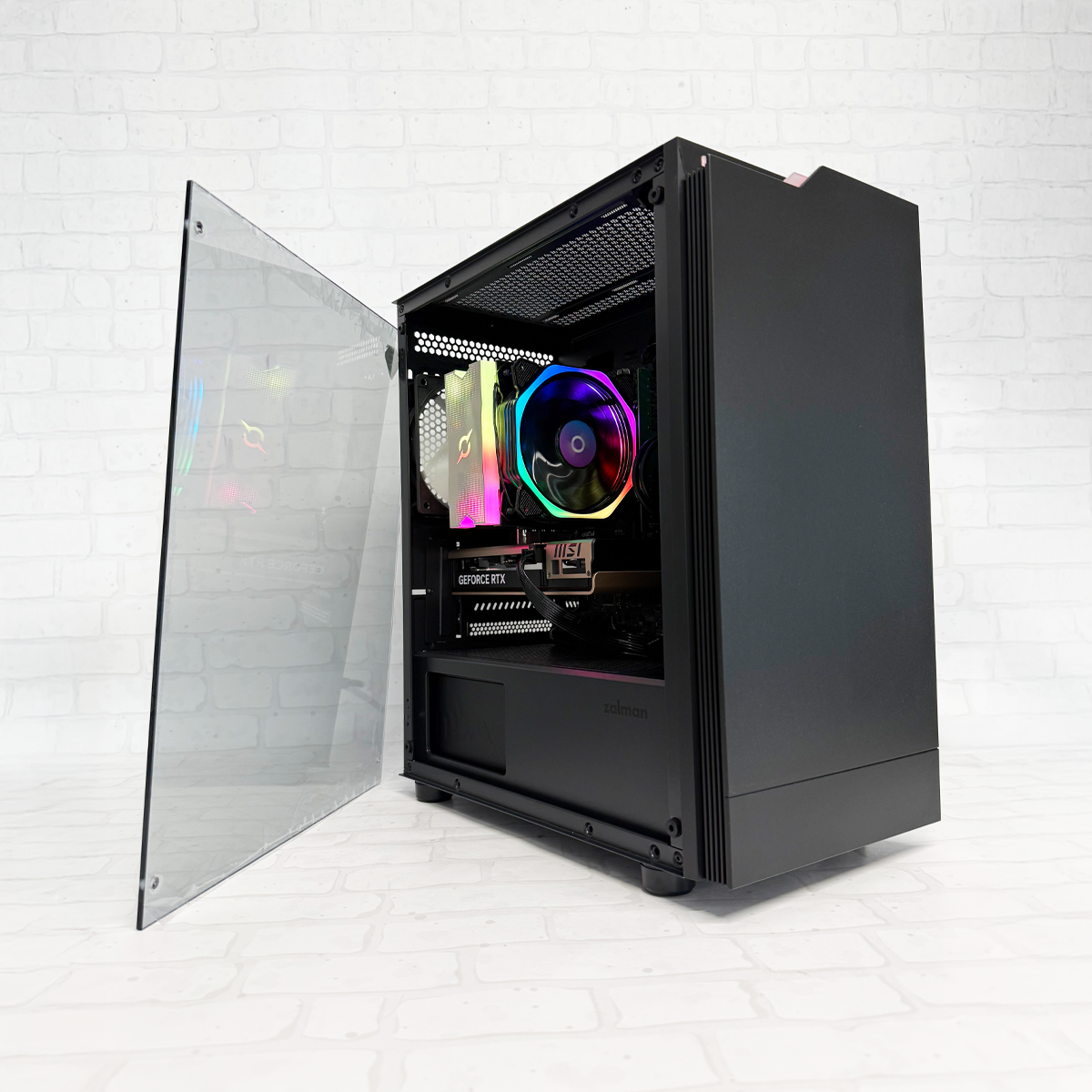 CALCULATOARE GAMING NOI - Unitate PC Gaming Intel Core i5-14500T up to 4.80Ghz, RTX 5060 8GB GDDR7, 16GB RAM, SSD NVMe 1TB, Windows 11 Pro