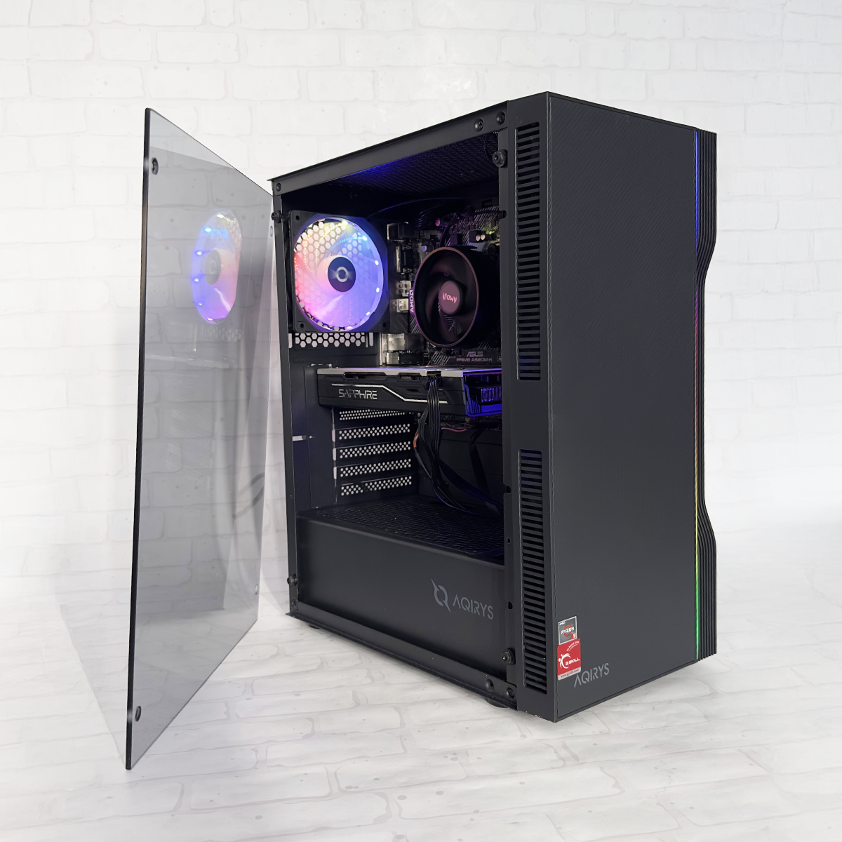 CALCULATOARE GAMING REFURBISHED - Unitate PC Gaming Ryzen 5 5500 3.60Ghz, 16GB RAM, Radeon RX580 8GB GDDR5, 480GB SSD, Windows 11 Pro