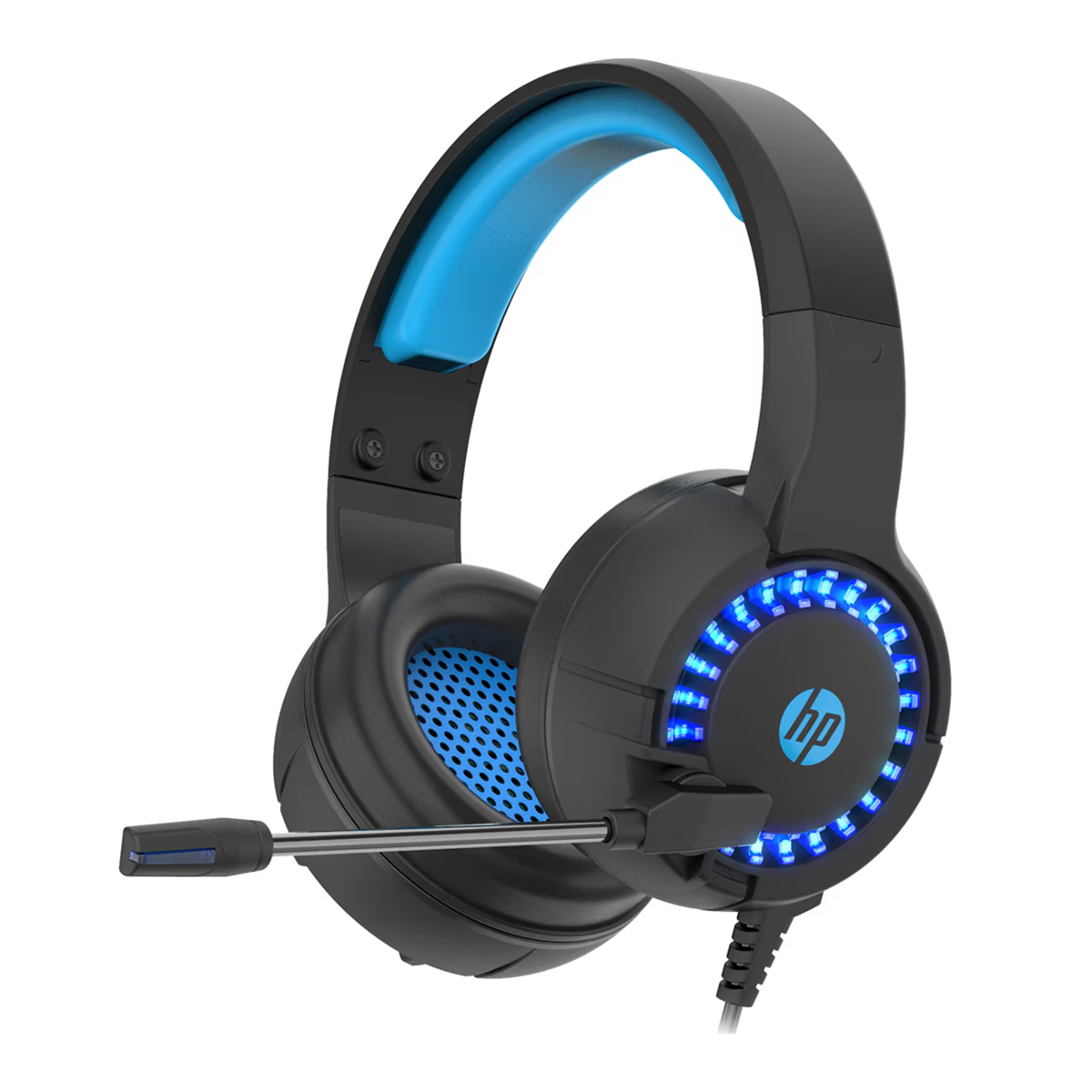 COMPONENTE & PERIFERICE - Casti Gaming HP DHE-8011UM, stereo, 3.5mm, USB, Iluminate, Negru