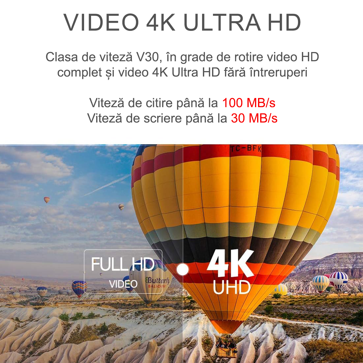 Set 3 Carduri de Memorie MicroSD Netac P500 64GB x 3, Clasa 10 A1, U3, C10, V30, 4K, 667X, UHS-I Viteze pana la 100/30MB/s [1]