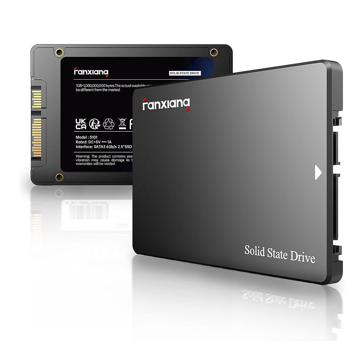 SSD Intern Fanxiang 256GB SATA SSD 2.5'' SSD SATA III 6 Gb/s Up to 530 MB/s 3D NAND SLC Cache [1]