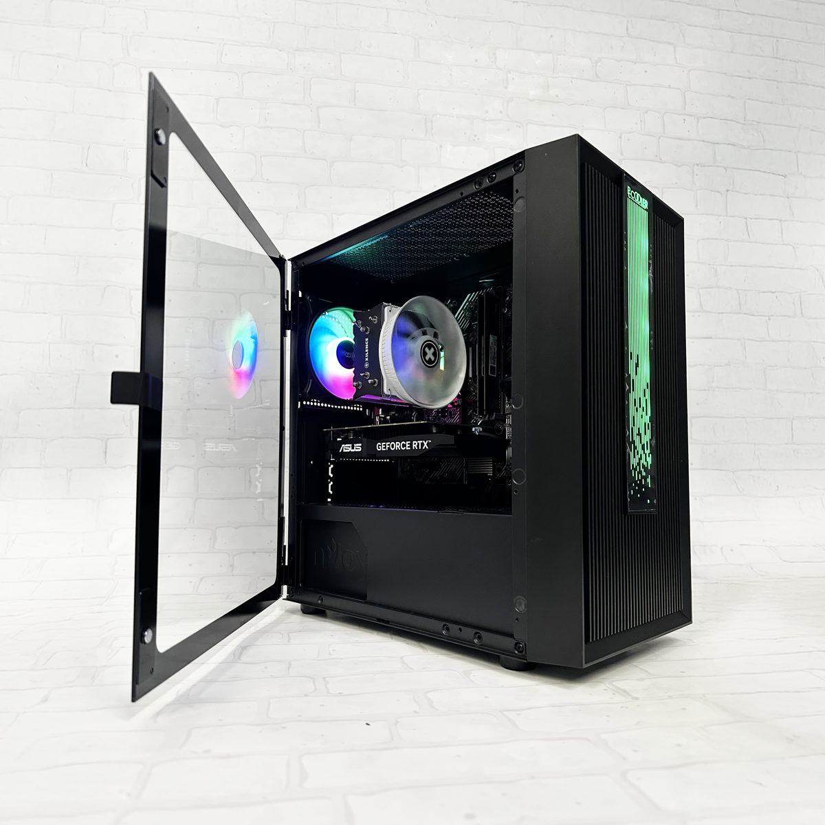 CALCULATOARE GAMING NOI - Unitate PC Gaming Intel Core I3-10100F 3.60 Ghz, 16GB RAM, Nvidia RTX 3050 6GB GDDR6, 240GB SSD, Windows 11 Pro