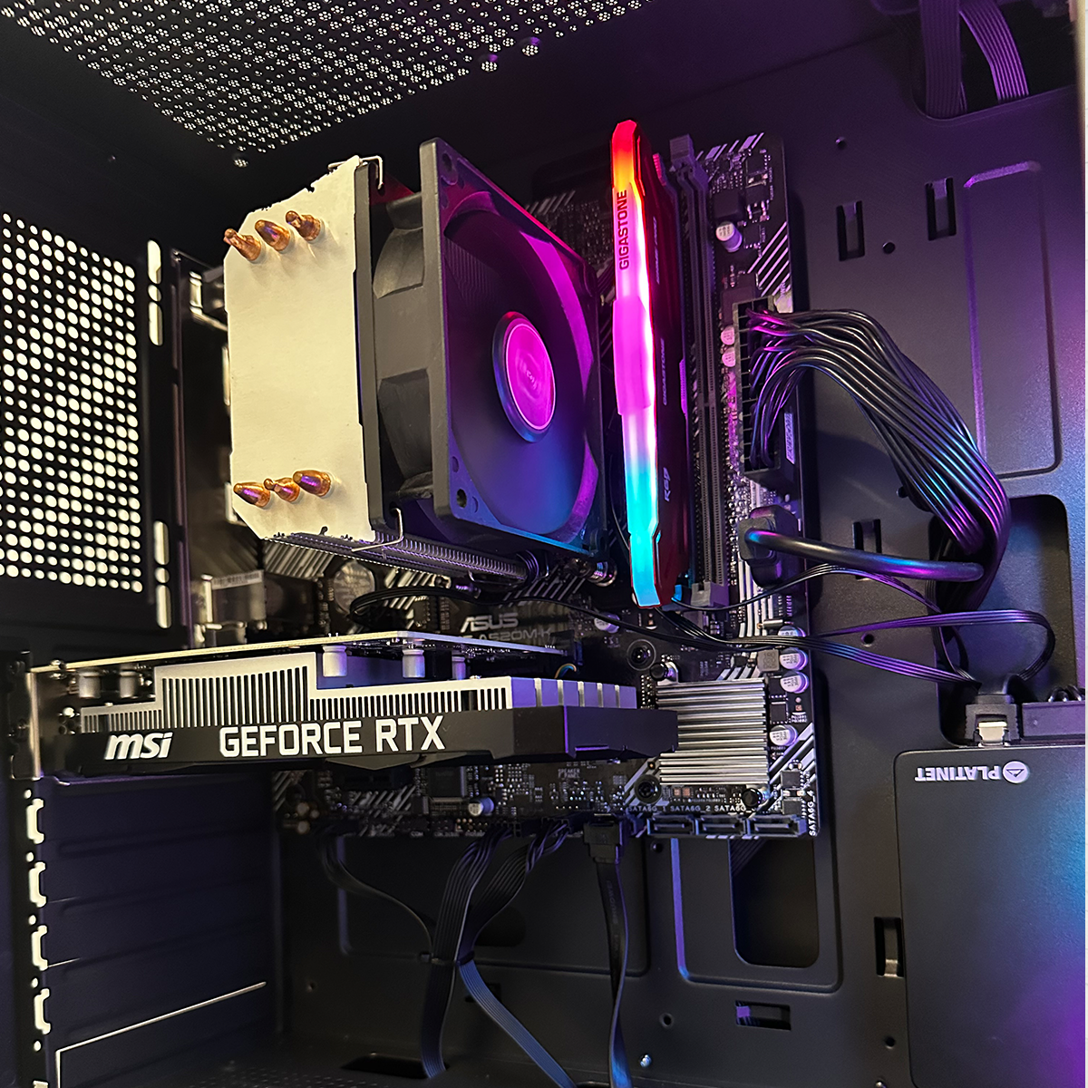 Unitate PC Gaming Ryzen 5 5500 3.60 Ghz, 16GB RAM, Nvidia GTX 3050 6GB, 240GB SSD, Windows 11 Pro [2]