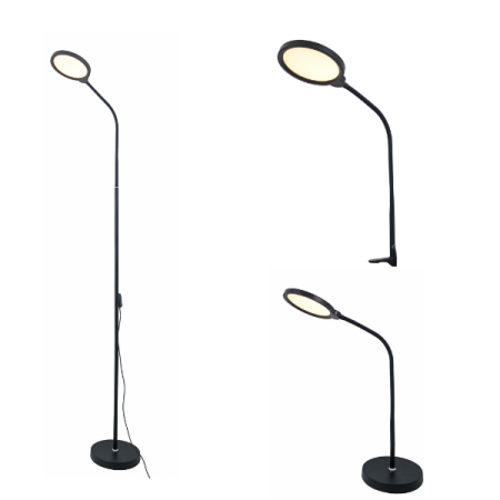 Corpuri de iluminat - Aplica LED STEFAN SF501ALL04350 Negru 10W 3 în 1 CCT 644 lm | Iluminat modern