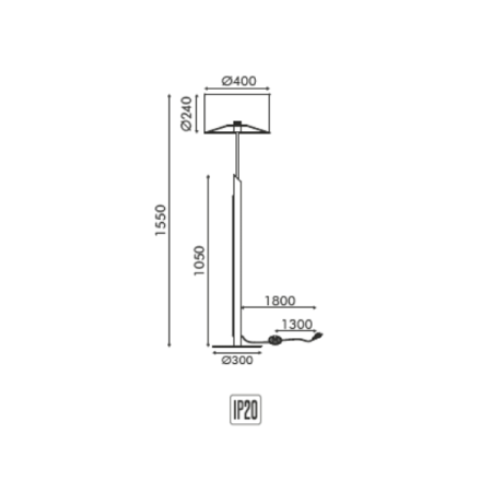 Pendul CLIFF MF2185811430 Negru Natural Beige E27 60W | Iluminat decorativ modern [1]