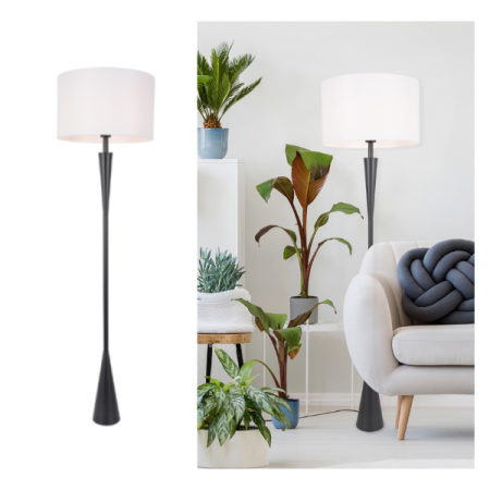 Corpuri de iluminat - Pendul PLANN MF24045107260 Negru Alb E27 60W | Iluminat modern elegant