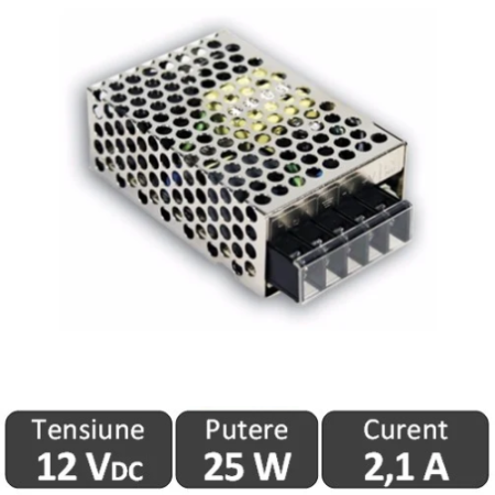 Surse si accesorii - Sursa alimentare LED 25W 12V 2.1A