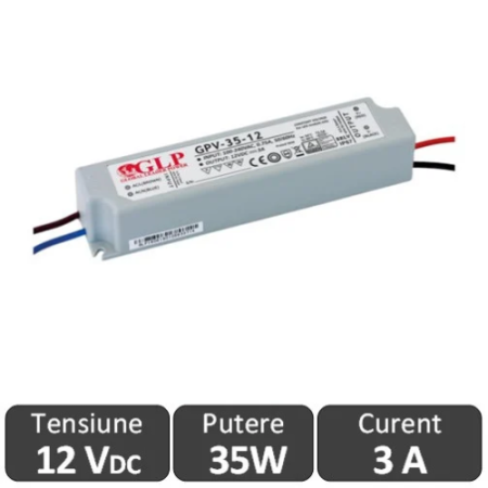 Surse si accesorii - Sursa alimentare LED 35W 12V IP67