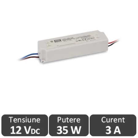 Surse de alimentare LED 12V - Sursa alimentare LED 35W 12V IP67