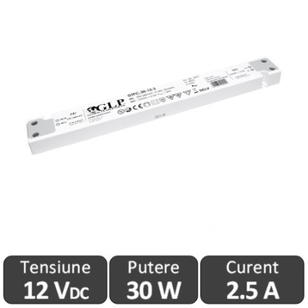 Surse si accesorii - Sursa alimentare Slim LED 30W 12V IP20