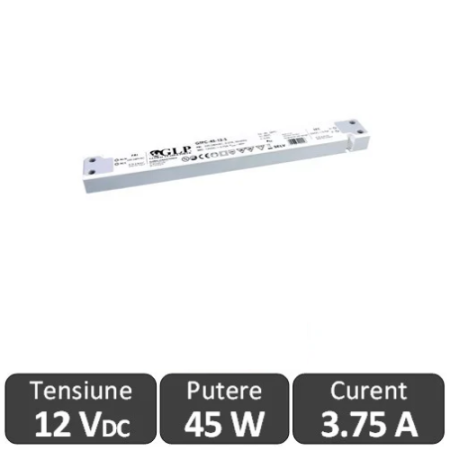 Surse si accesorii - Sursa alimentare Slim LED 45W 12V IP20