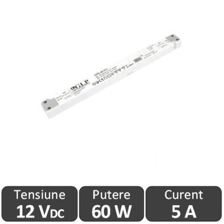 Surse si accesorii - Sursa alimentare Slim LED 60W 12V IP20